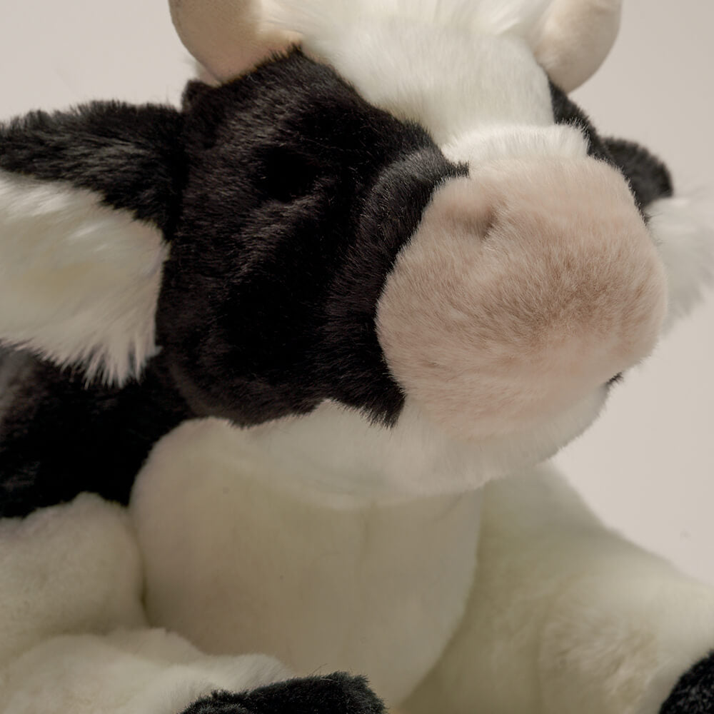 La Pelucherie Countryside Colette peluche mucca 55 cm bianco