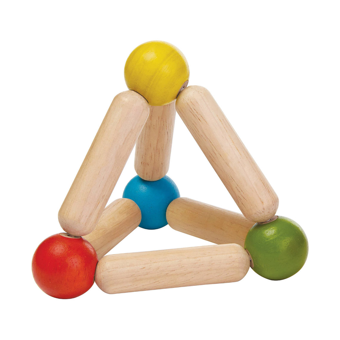 Kreativa Wooden Rattles Rattle Triangle sonaglio legno triangolo