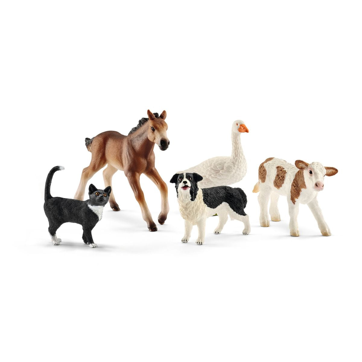 Schleich Farm World set 5 animali fattoria assortiti