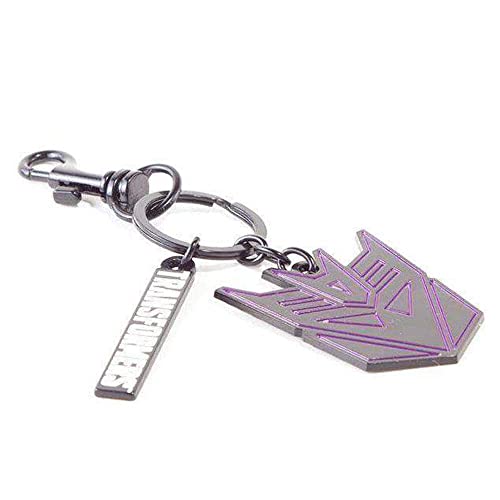 Transformers portachiavi metallo Decepticon nero viola