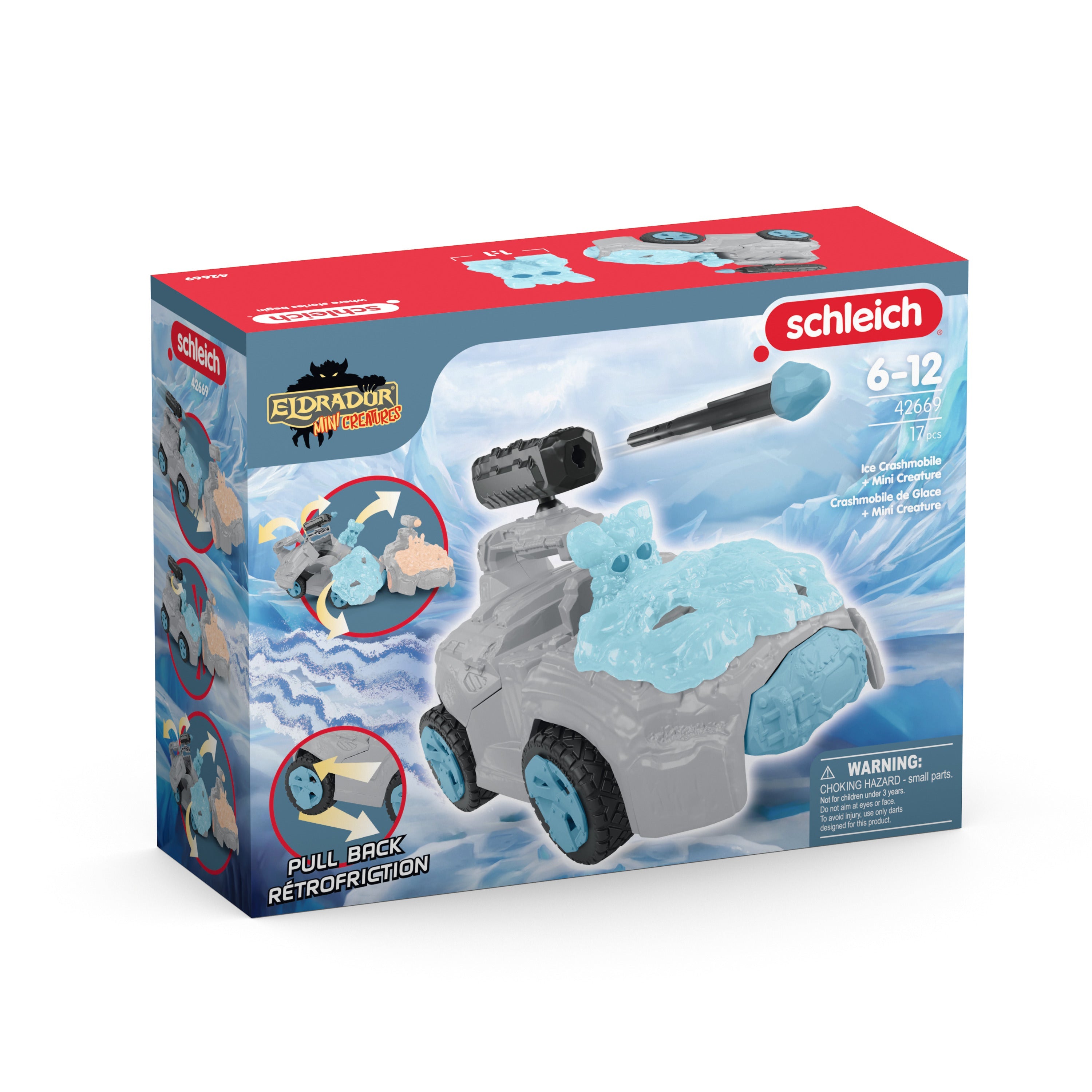 Schleich Eldrador Crashmobile Ghiaccio veicolo Mini Creature