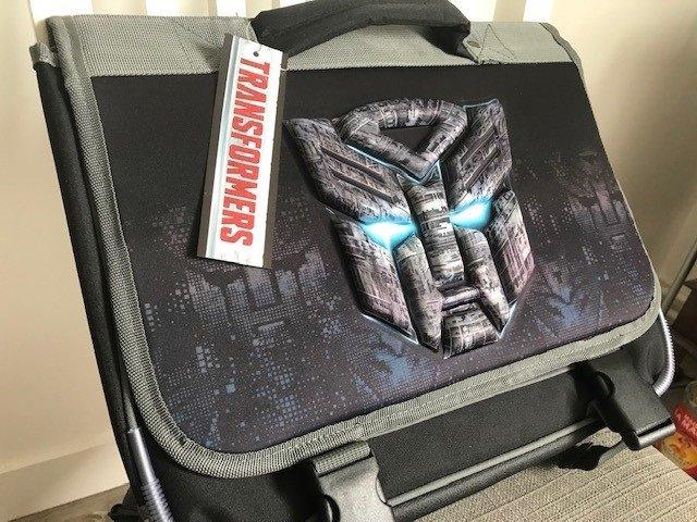 Transformers Zaino scuola 38 cm nero grigio 2 scomparti poliestere