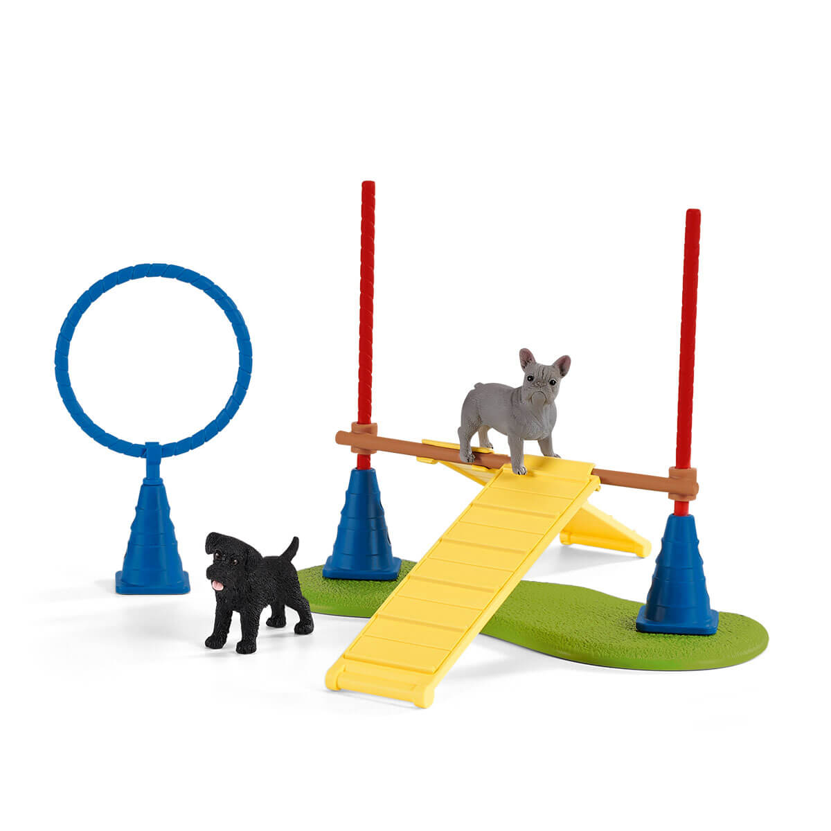 Schleich FARM WORLD Addestramento Agility Cucciolo cani 42536