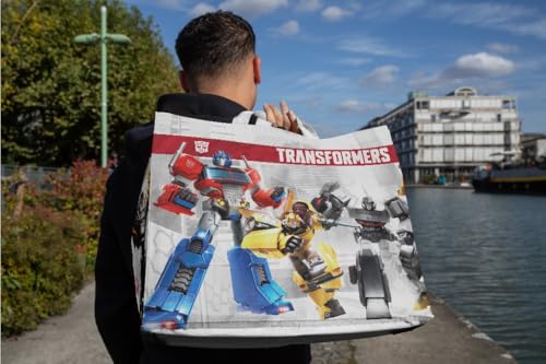Transformers Borsa Spesa 40x45x20 Shopper Riciclata Bianca