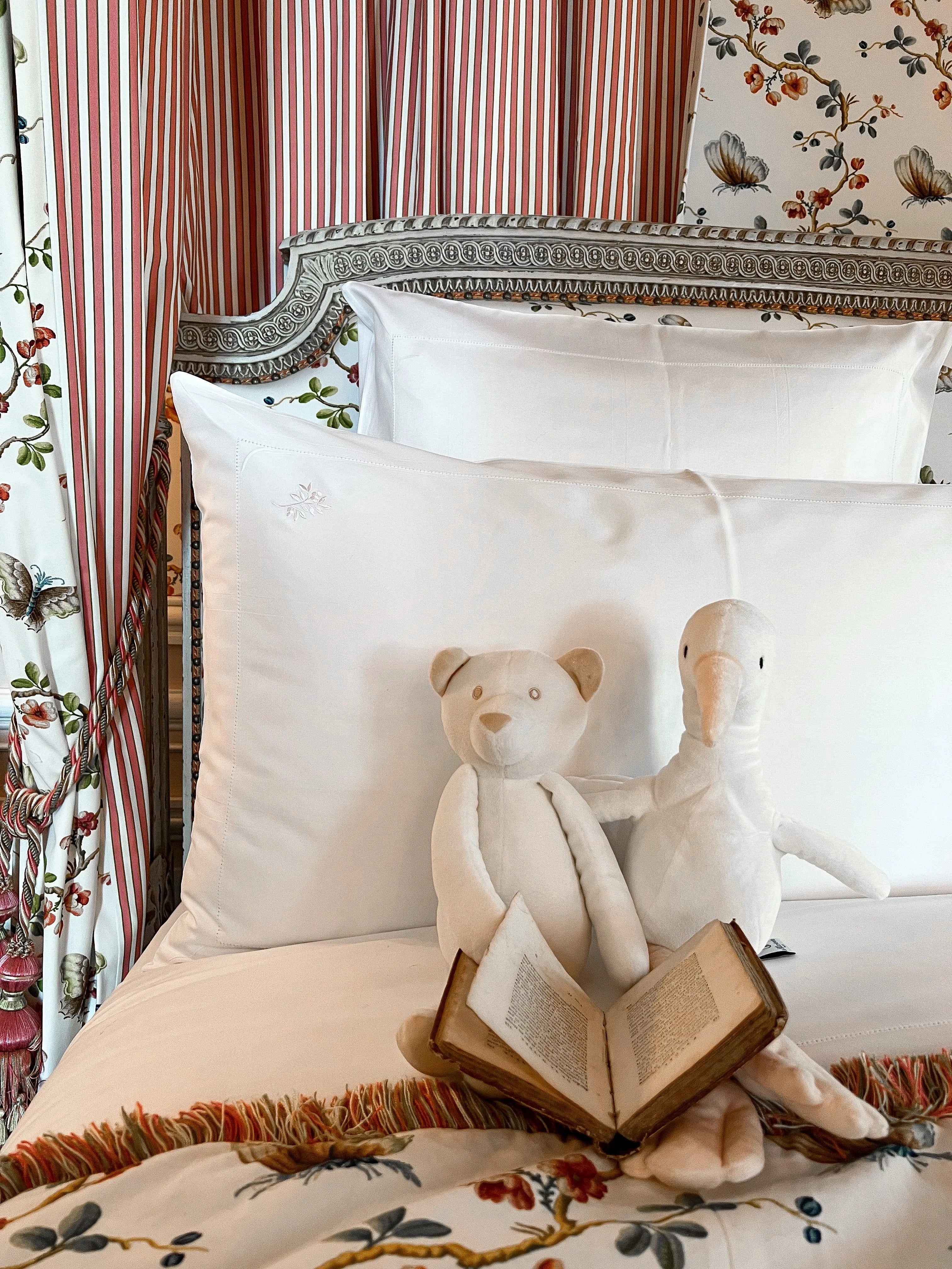 La Pelucherie First Bear Comforter orsacchiotto Small 36cm bianco
