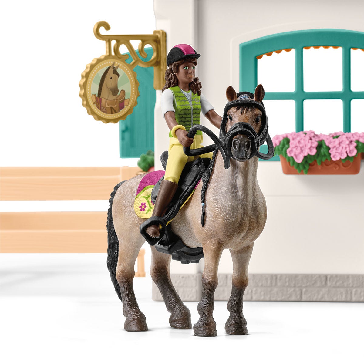 Schleich Horse Club Scuderia 42591 playset cavalli con accessori