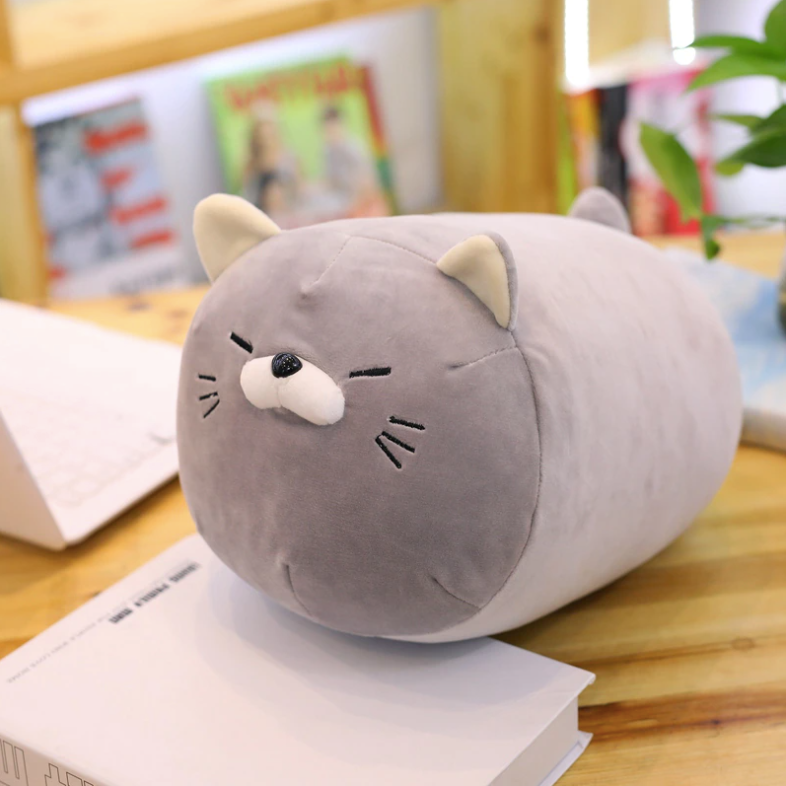 ToyalFriends Cats gatto peluche 40cm grigio cuscino morbido