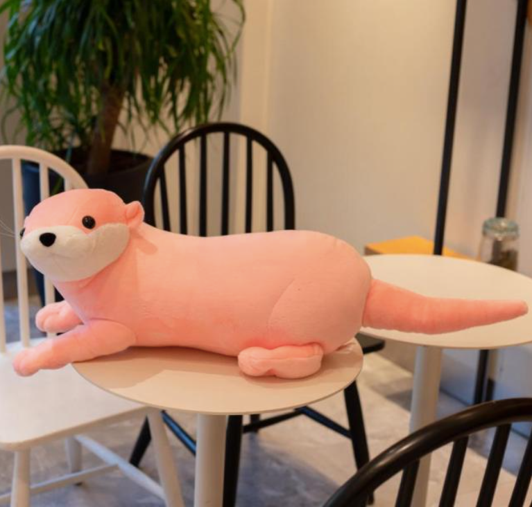 ToyalFriends More Animals Lontra peluche rosa 40cm morbido
