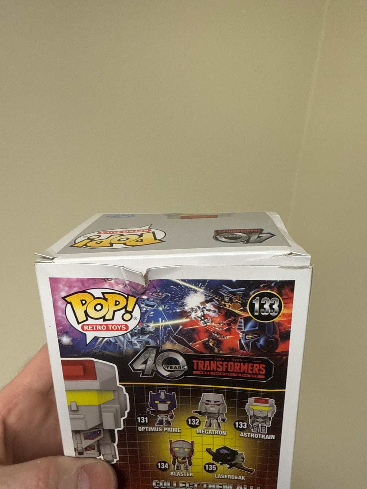 Funko Pop! Retro Transformers G1 Astrotrain figura vinile 9,5 cm