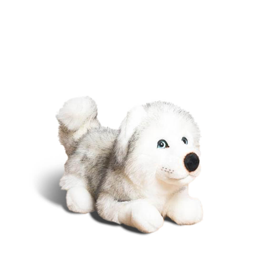 La Pelucherie Husky Léonard peluche cane Small 30cm grigio