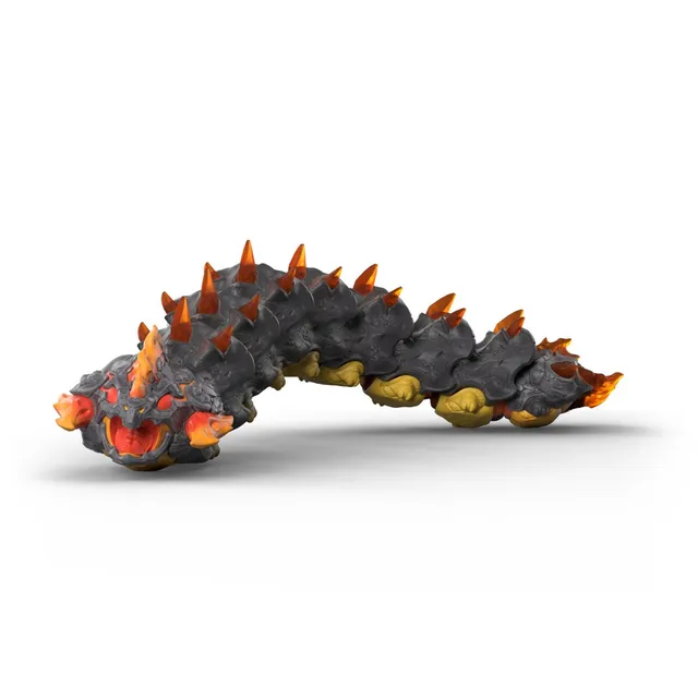 Schleich Eldrador Lava Worm mostro giocattolo lava