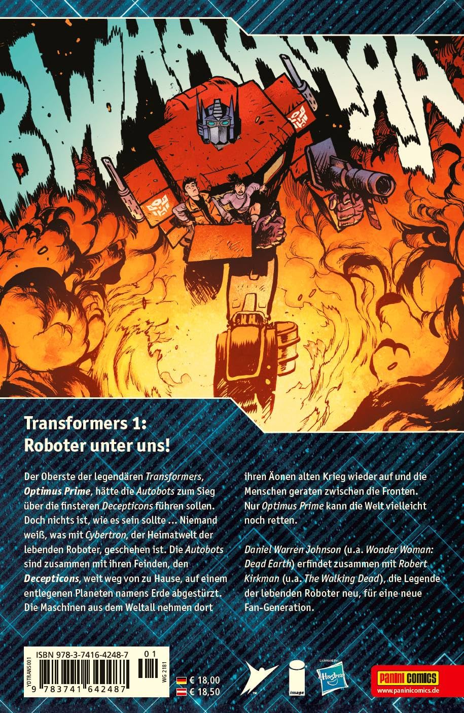Transformers Bd. 1 Roboter unter uns! fumetto volume 1 tedesco