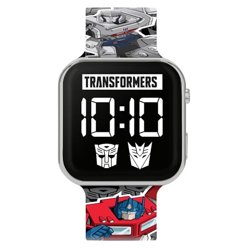 Transformers orologio bambino digitale LED silicone nero