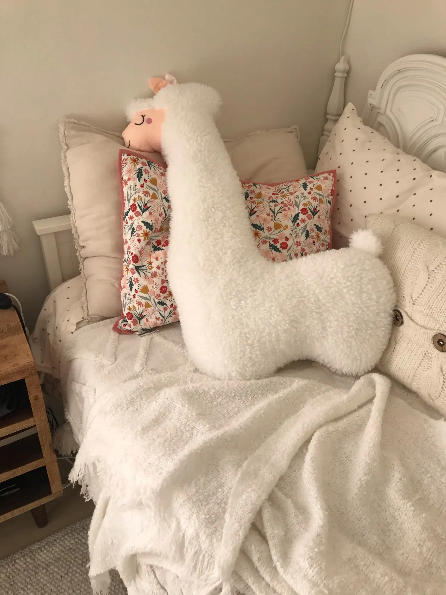 ToyalFriends More Animals alpaca peluche 100cm bianco morbido