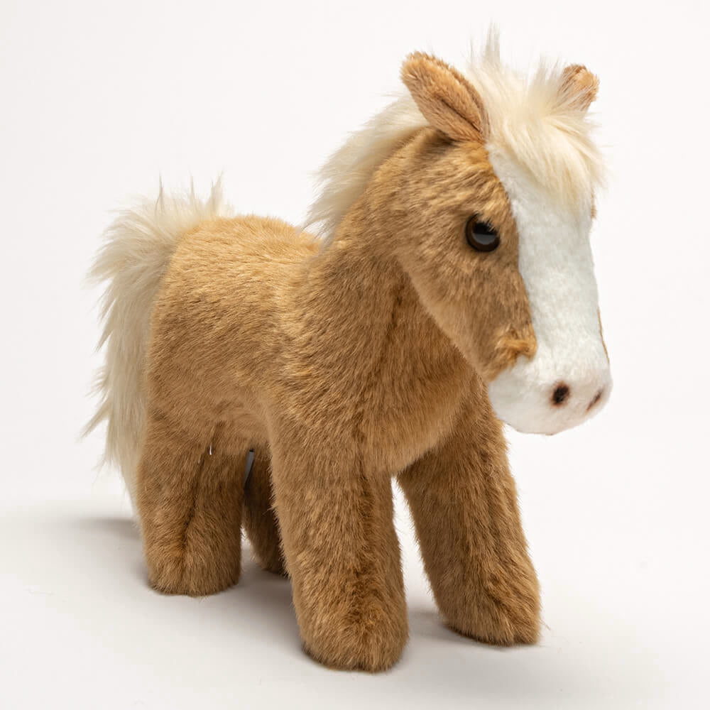 La Pelucherie Farm Cavallo Henri peluche morbido 25cm marrone