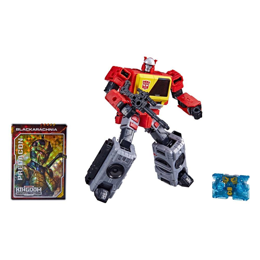 Transformers Kingdom Blaster WFC-K44 action figure 18 cm con Eject