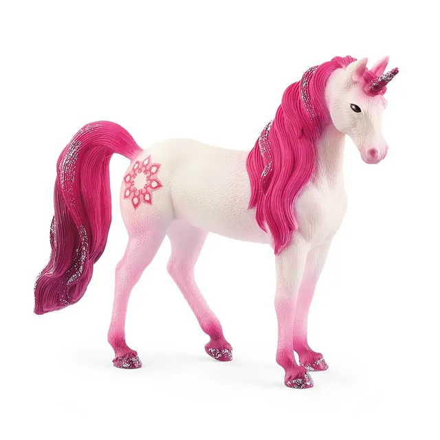 Schleich Bayala Mandala Unicorn Mare unicorno giocattolo mantello rosa