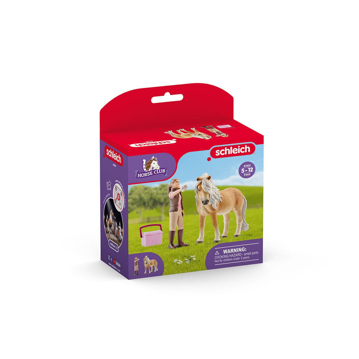 Schleich Horse Club 41431 Sposo con cavalla action figure