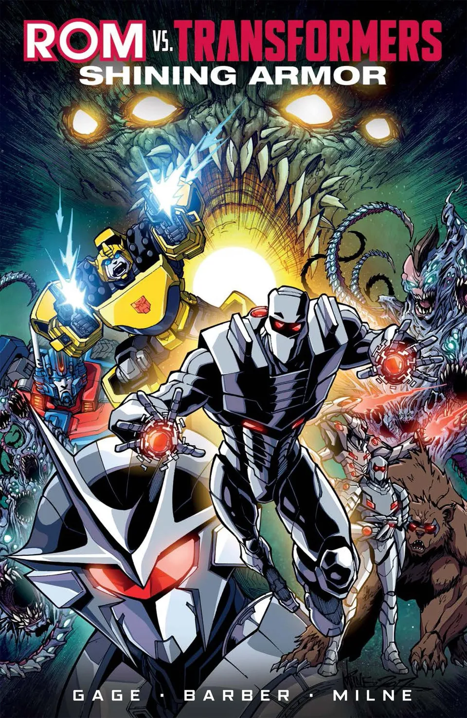 Rom vs Transformers Shining Armor fumetto crossover