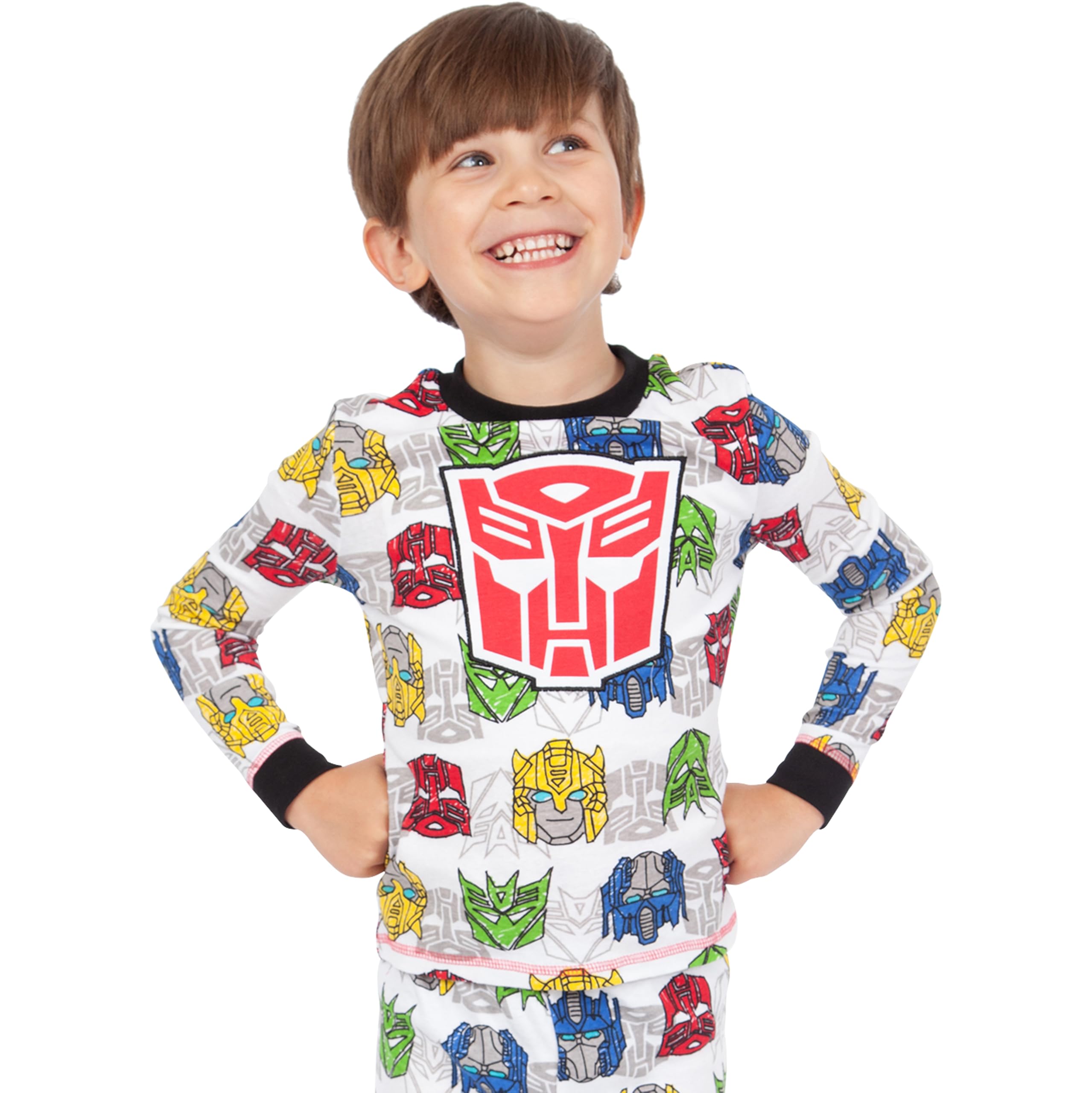 Transformers pigiama bambino 4-5 anni cotone manica lunga
