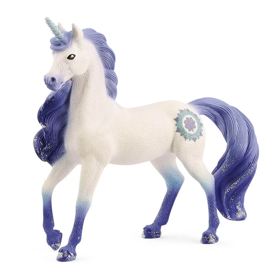 Schleich Bayala 70715 Stallone Unicorno Mandala Figura Blu