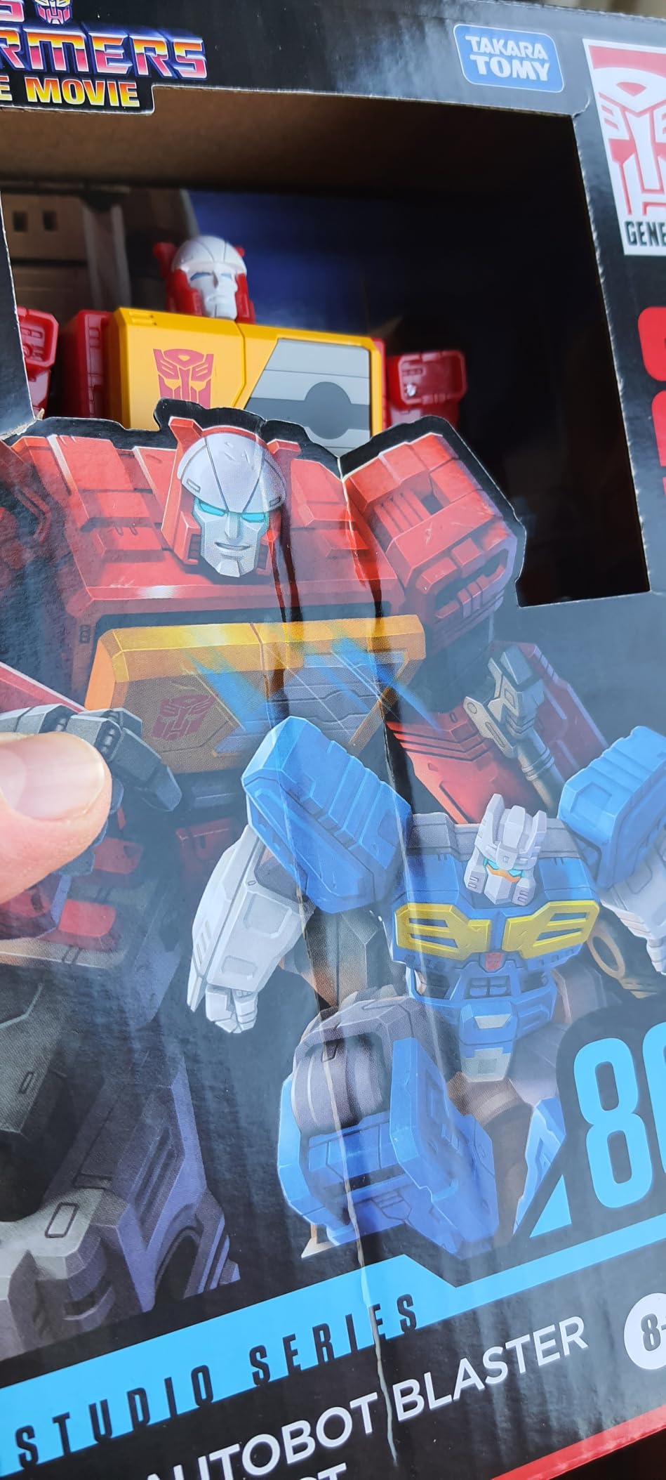 Transformers Studio Series Blaster Eject 86-25 action figure 16,5cm