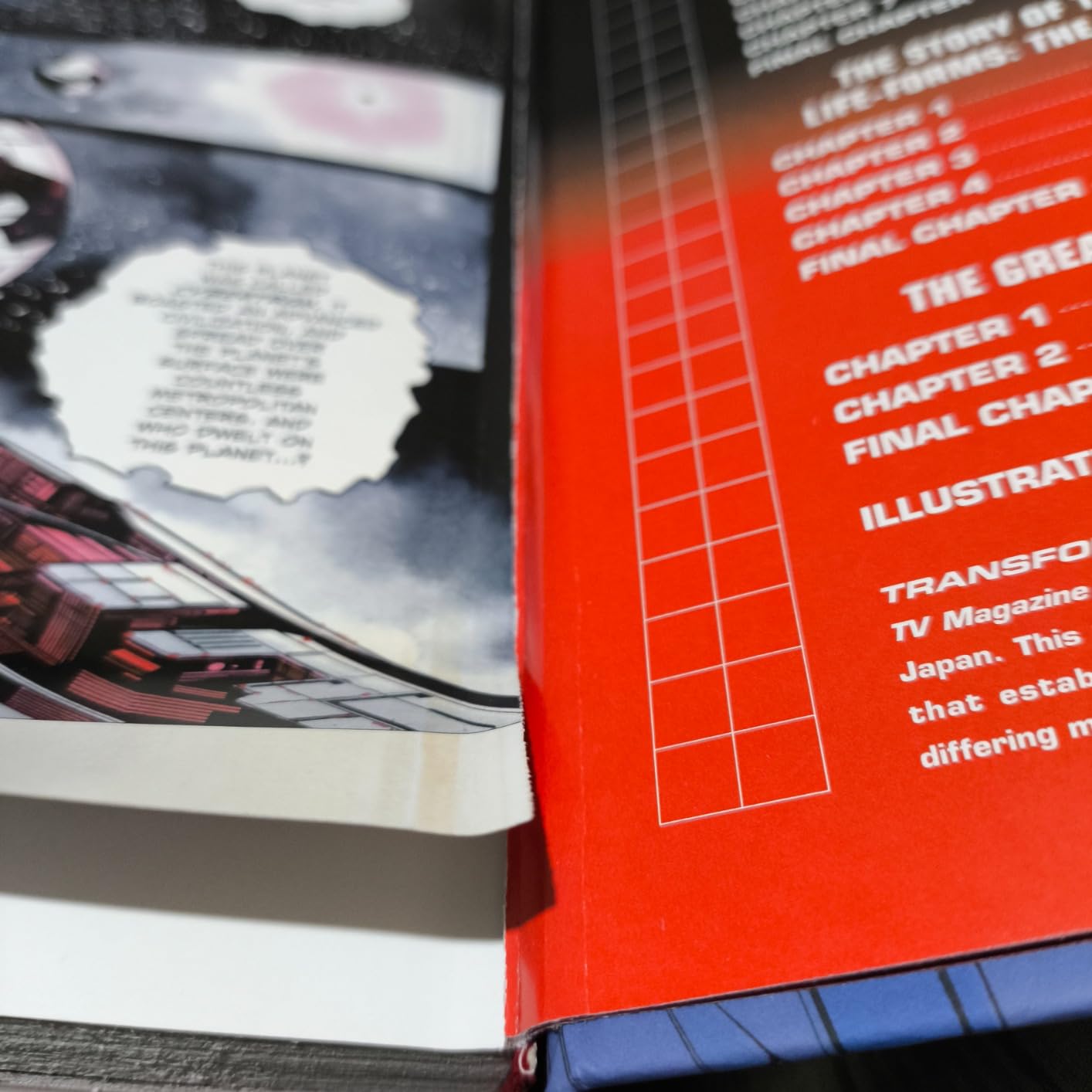 Transformers Manga 1 fumetto graphic novel brossura