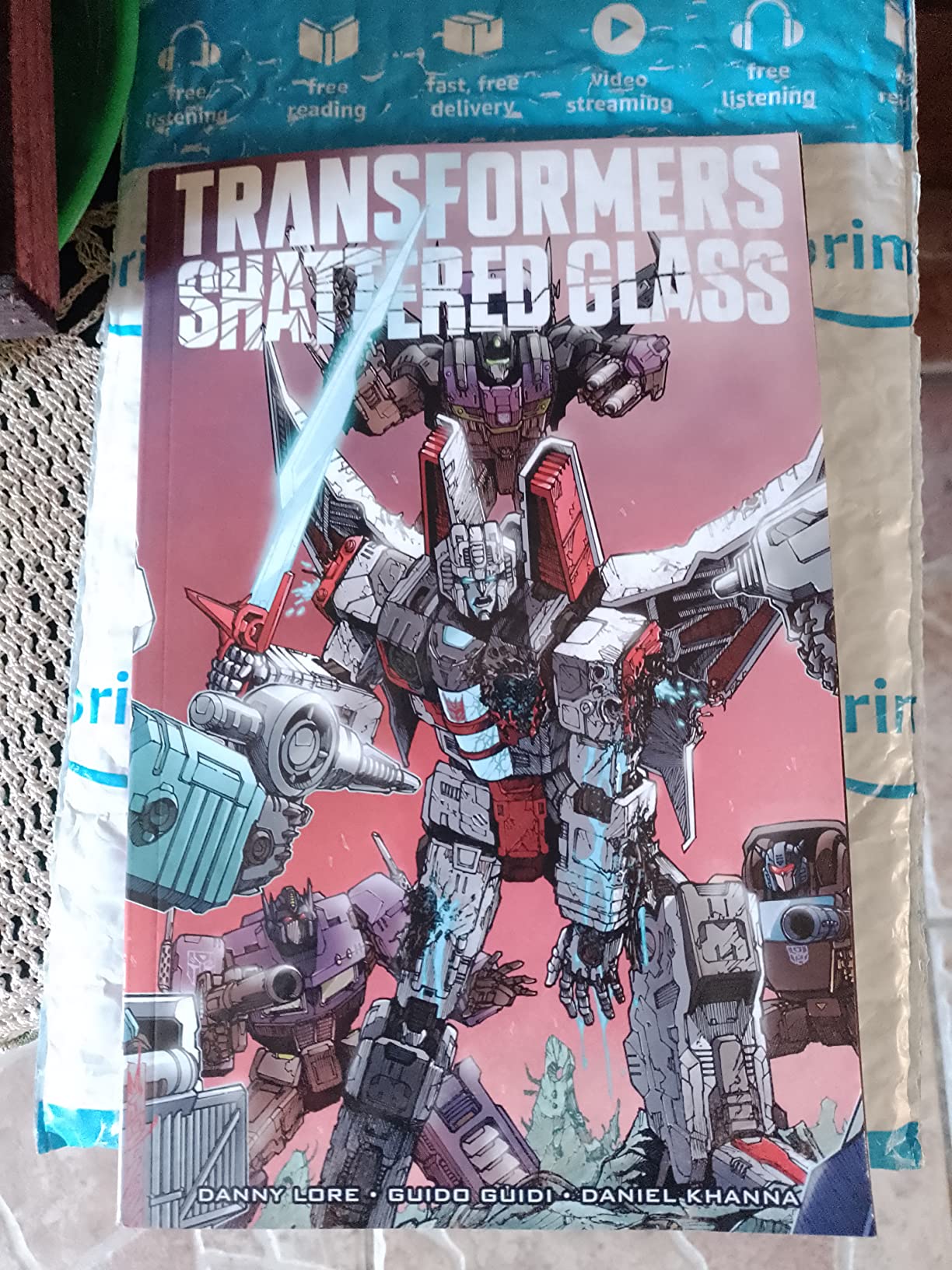 Transformers Shattered Glass fumetto brossurato IDW collezione