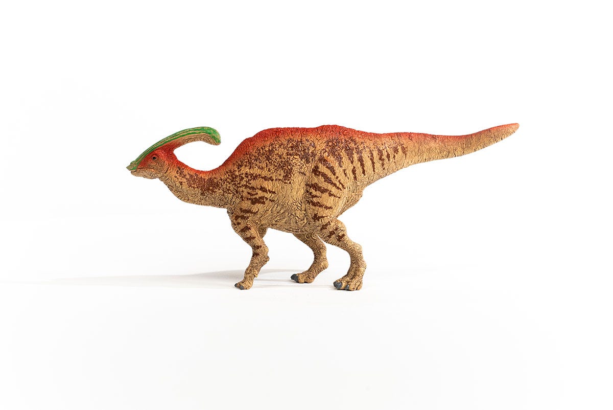 Schleich Dinosaurs Parasaurolofo 15030 dinosauro cresta verde