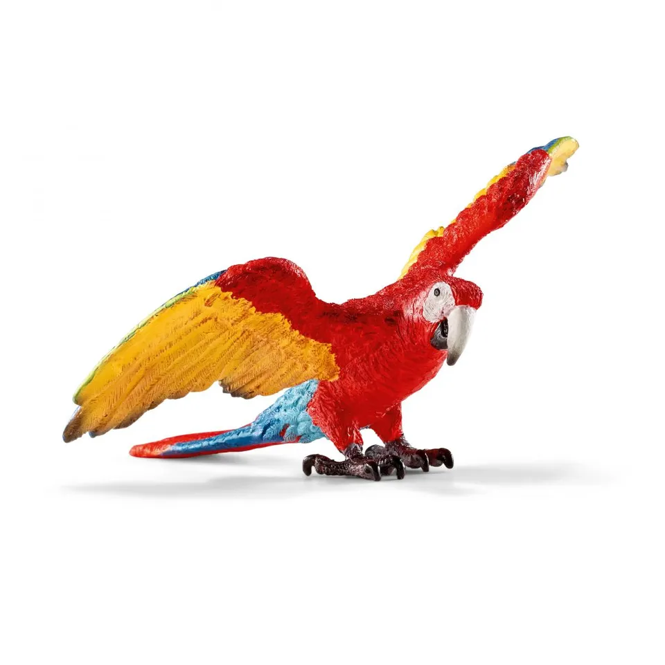 Schleich Wild Life Ara 14737 Pappagallo scarlatto giungla