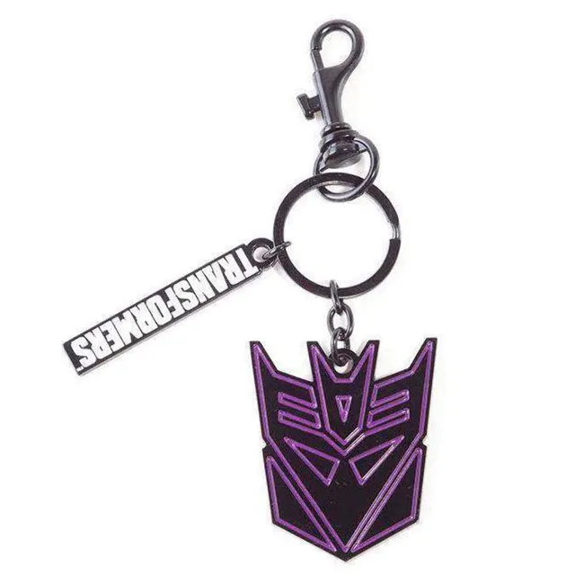 Transformers portachiavi metallo Decepticon nero viola