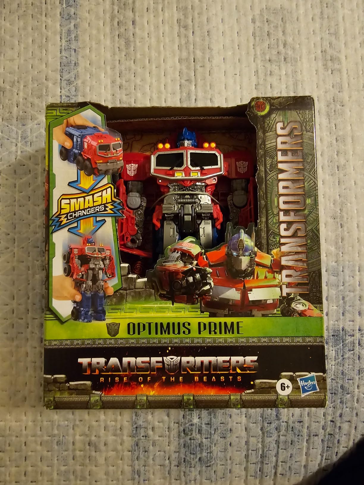 Transformers Rise of the Beasts Smash Changer Optimus Primal action figure 22,5 cm