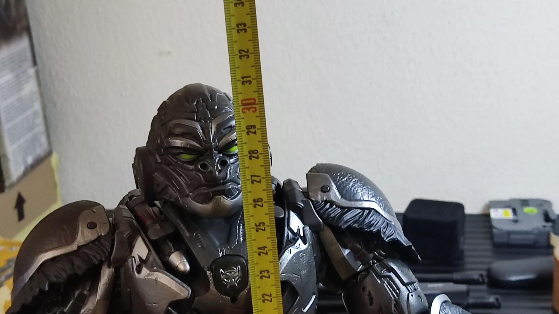 Transformers Rise of the Beasts Command Convert Optimus Primal elettronico 31,5 cm