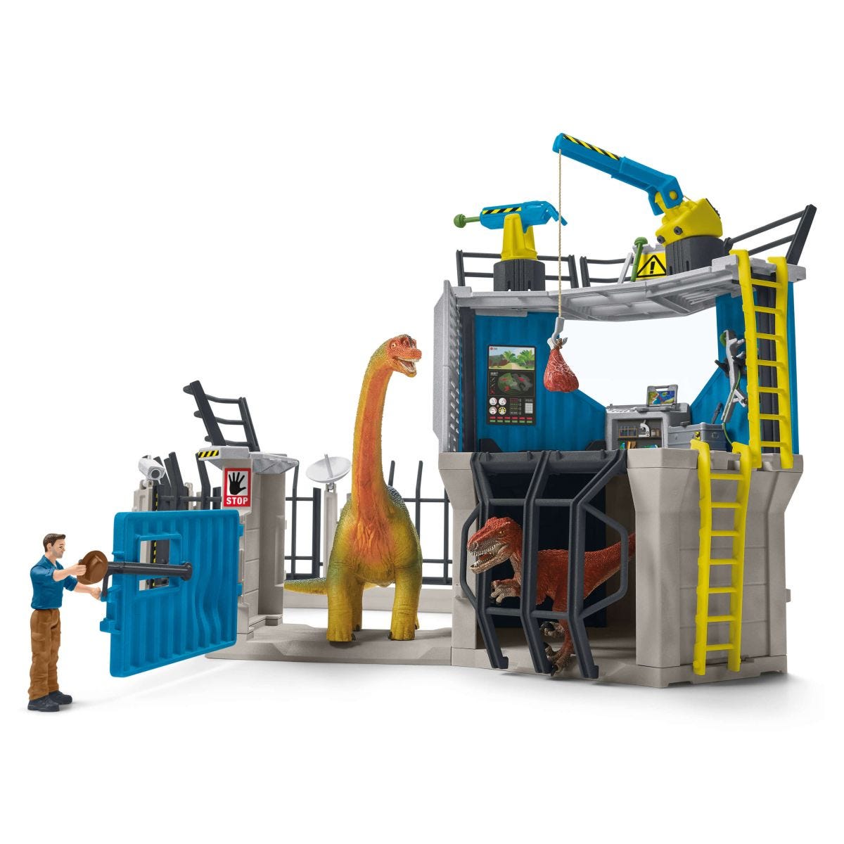 Schleich Dinosaurs Stazione Ricerca 41462 playset 2 dinosauri