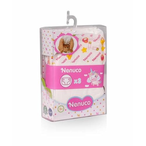 Nenuco Accessori confezione 3 pannolini bambola 35/42 cm