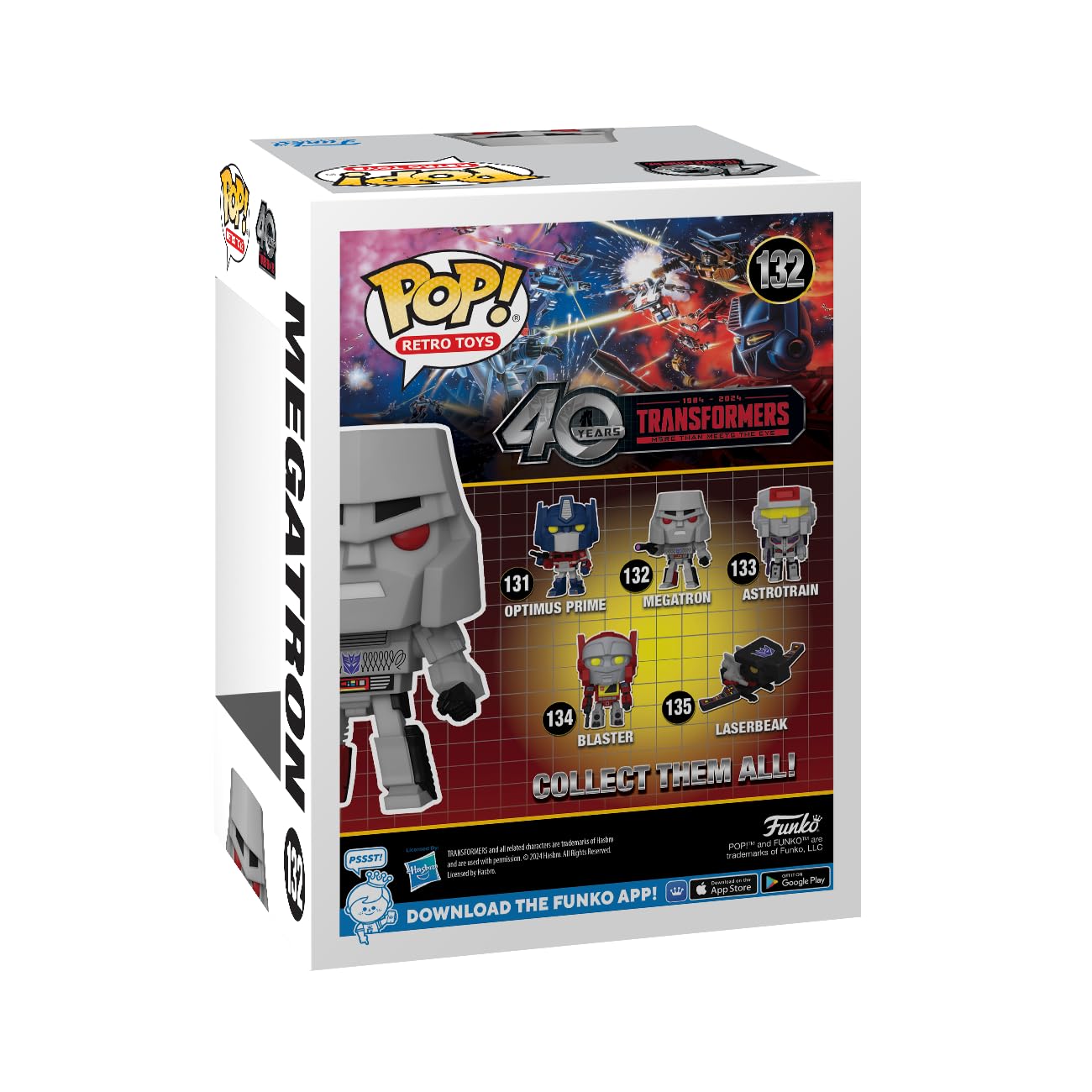 Funko Pop! Transformers G1 Megatron Figura Vinile 9,5 cm