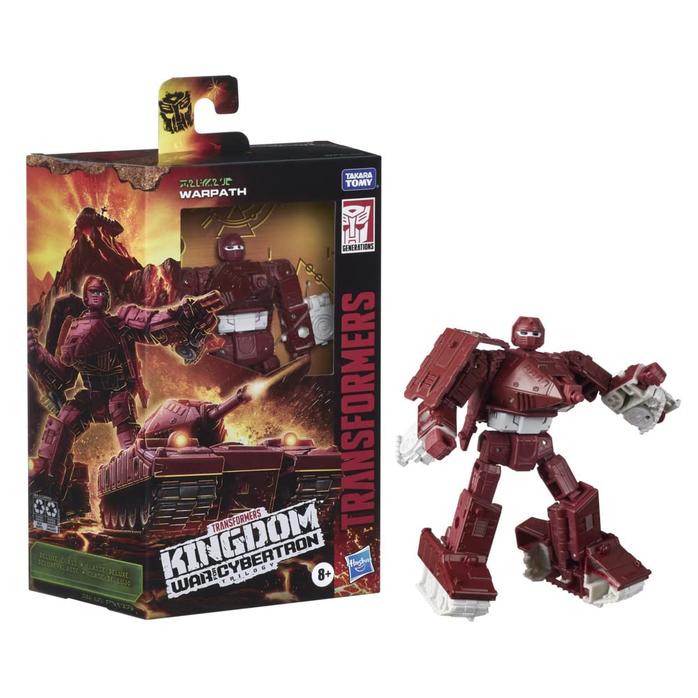 Transformers Kingdom WFC-K6 Warpath action figure 14 cm carro
