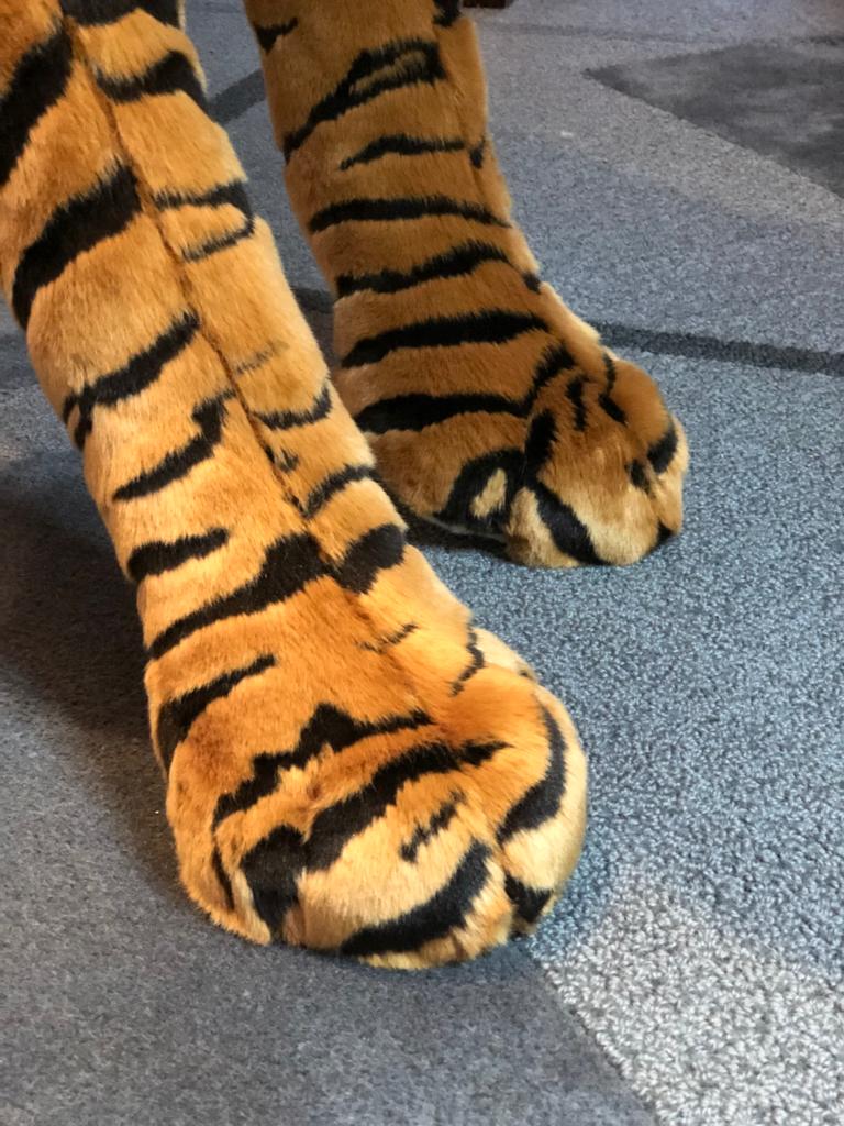 La Pelucherie Big Ones Tigre Gigante peluche 180cm arredo