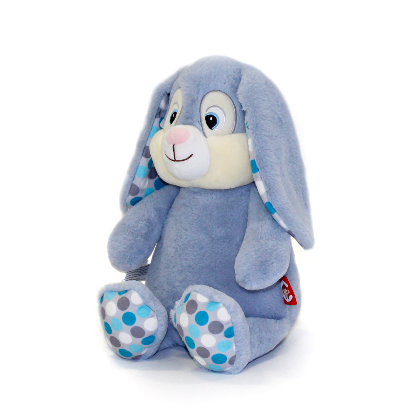Cubbies Teddies Blue Bunny peluche coniglio blu pois