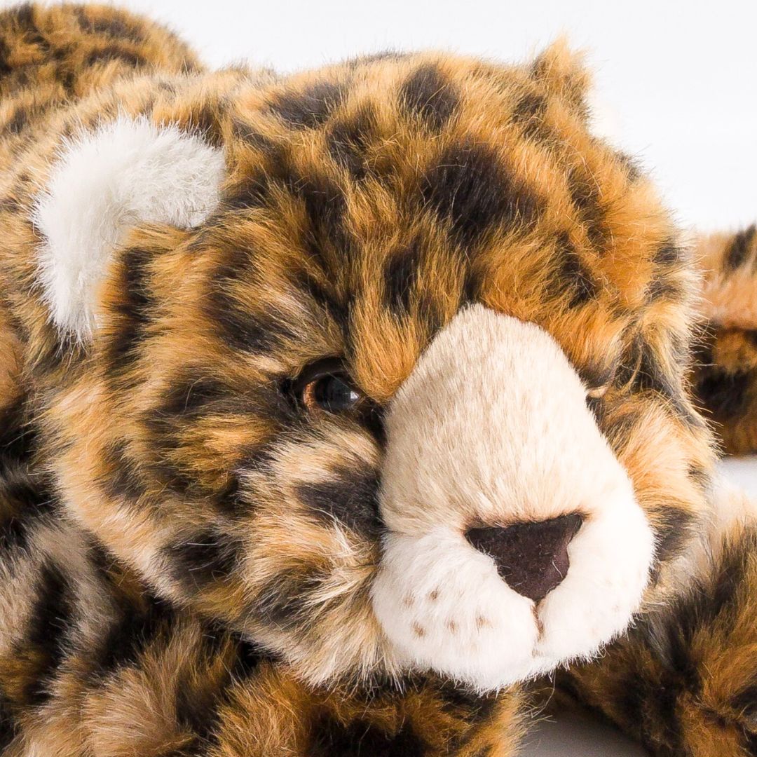 La Pelucherie Jungle Leopardo Sasha peluche morbido 35cm maculato