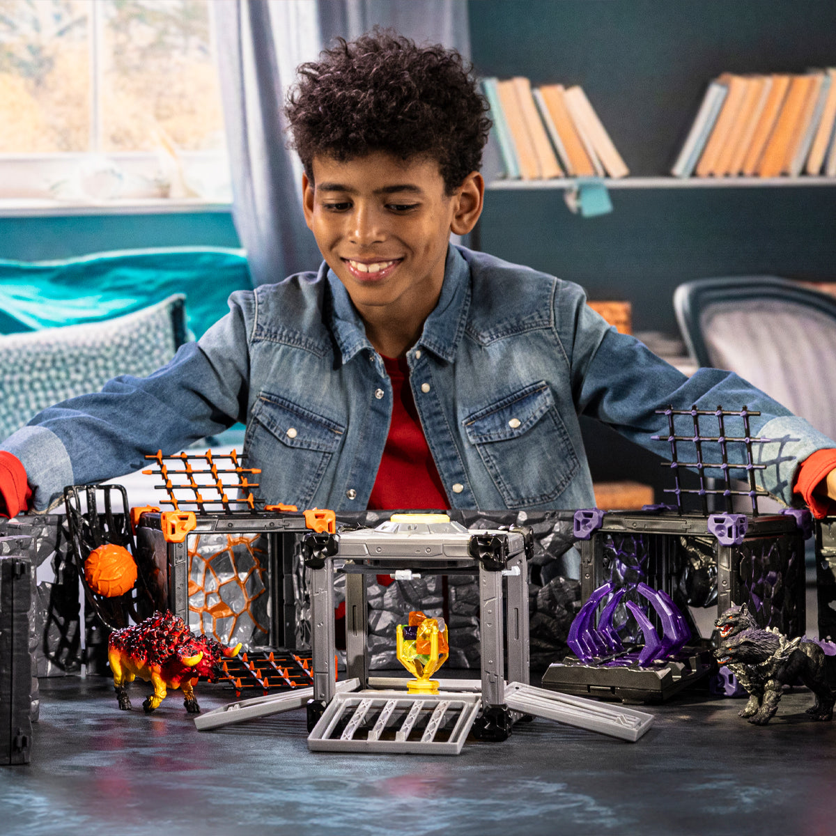 Schleich Eldrador BattleCave Arena 42673 playset Lava vs Ombra