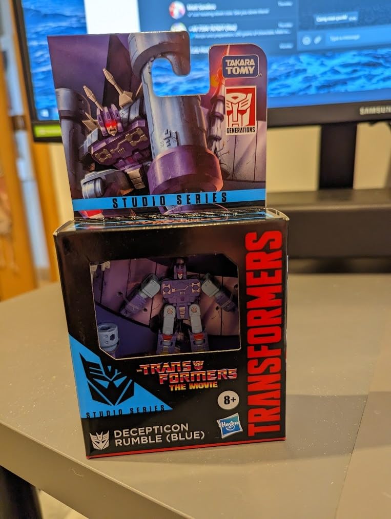 Transformers Studio Series Core Rumble Blu action figure 8,5 cm