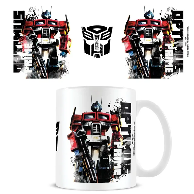 Transformers tazza ceramica Optimus Prime bianca 325 ml