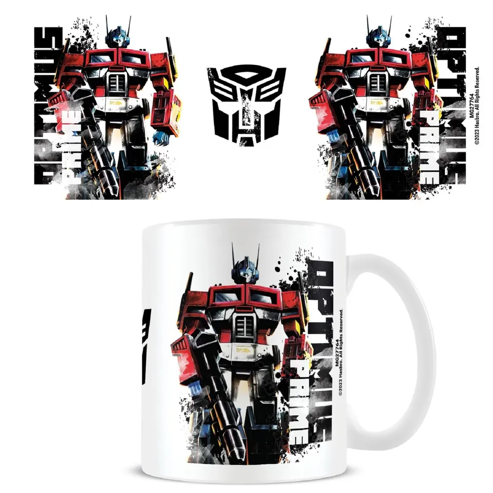 Transformers tazza ceramica Optimus Prime bianca 325 ml