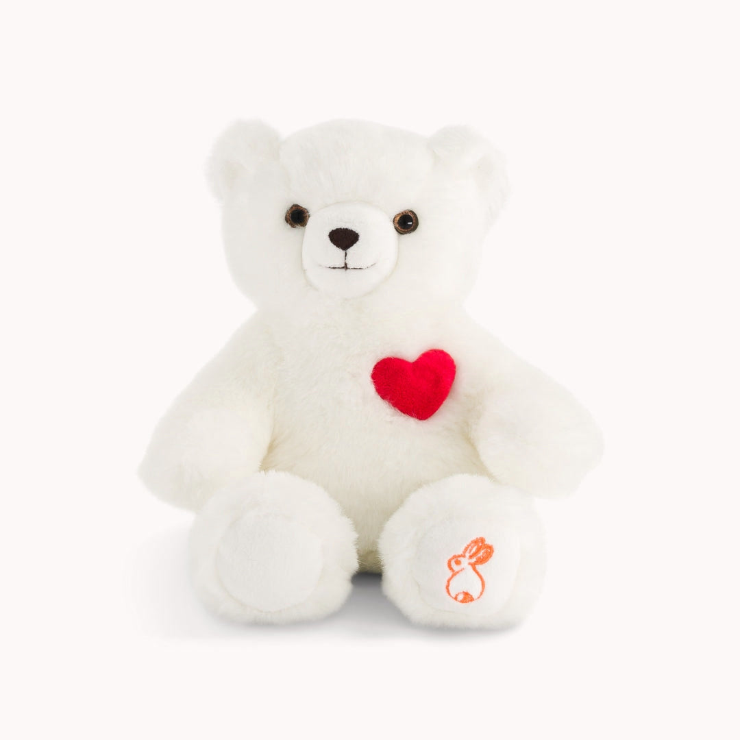 La Pelucherie Bears Orso Emile in Love peluche 25cm cuore rosso