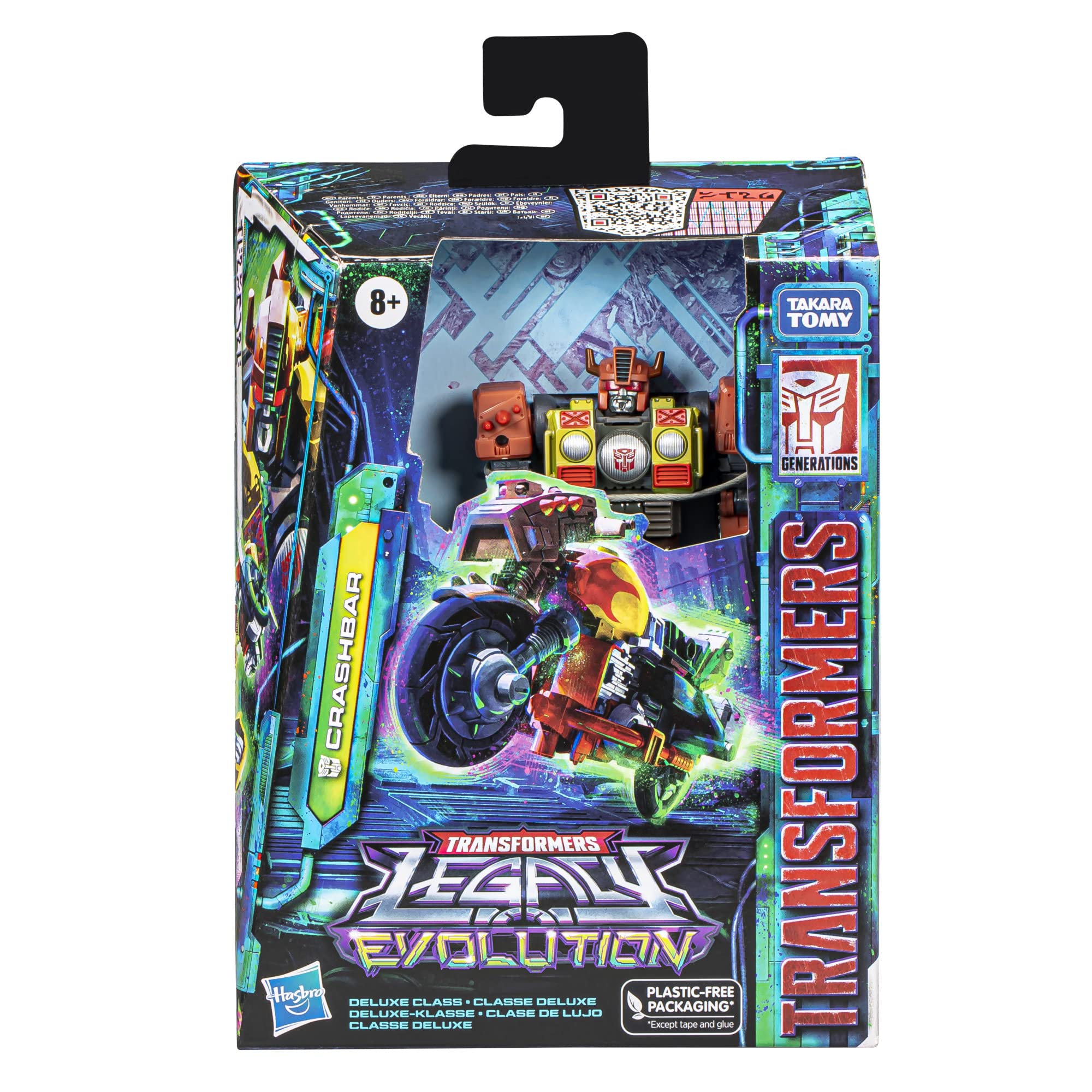 Transformers Legacy Crashbar action figure 14 cm moto