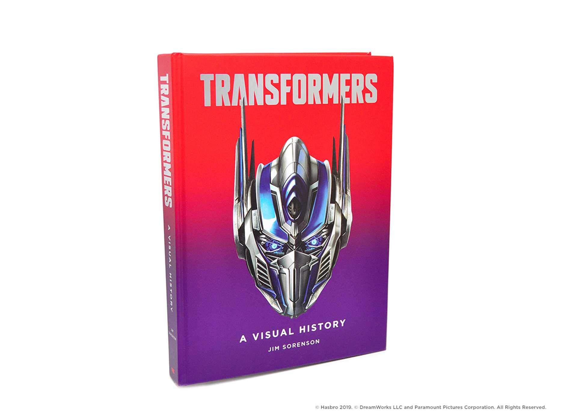 Transformers A Visual History libro illustrato storia cartonato