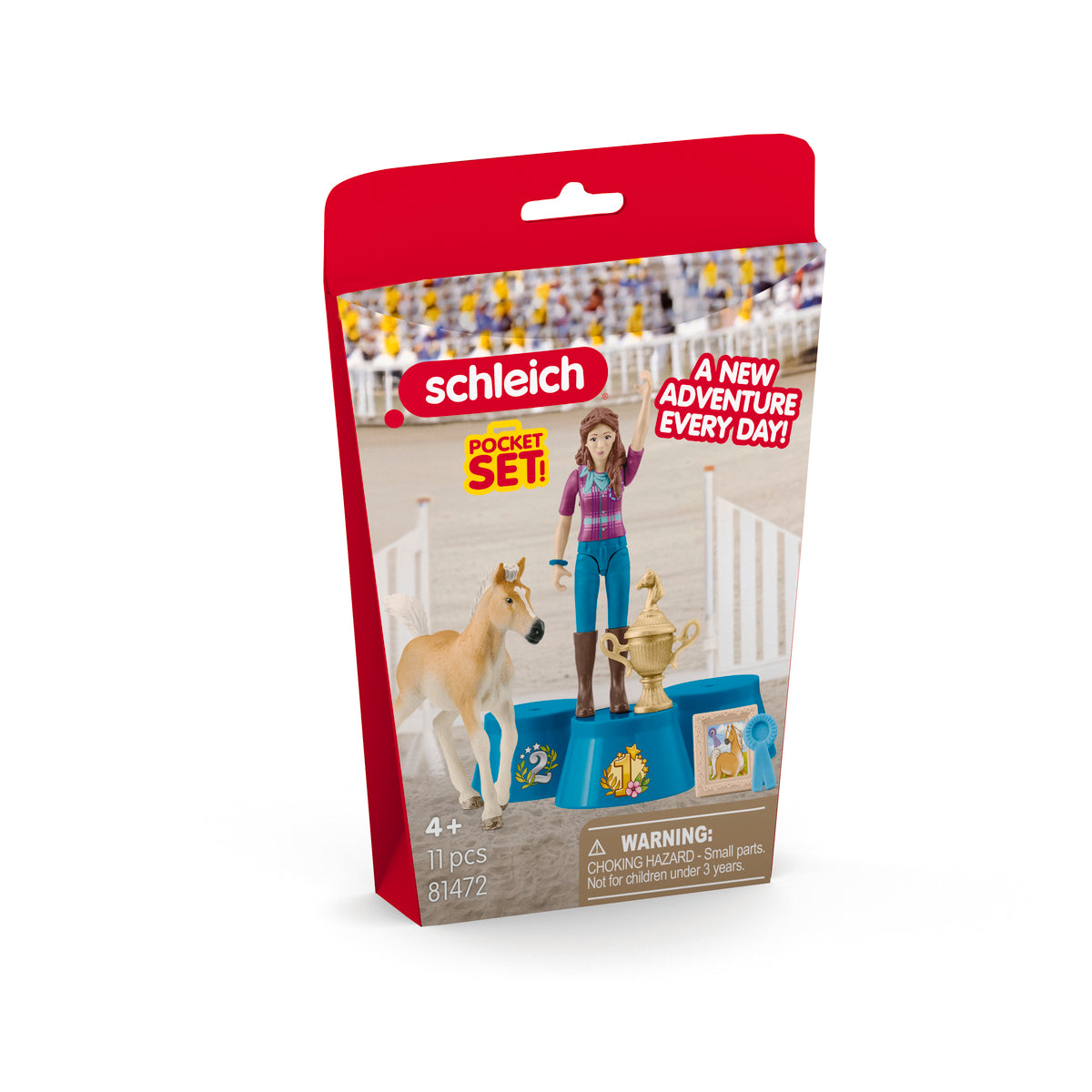 Schleich Horse Club 81472 Festeggiamenti Vincitore Playset Lisa