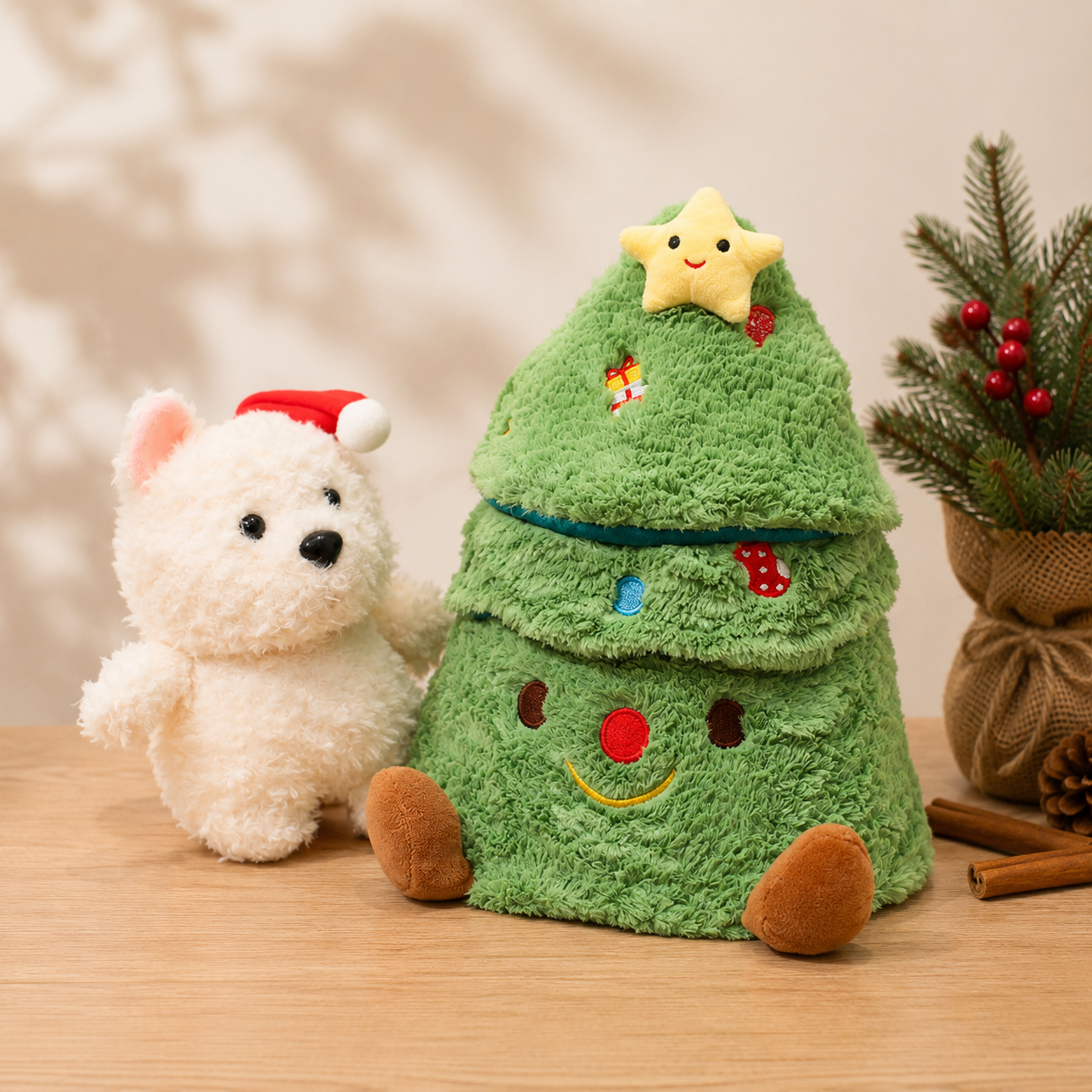 ToyalFriends Dogs Albero Natale Cagnolino peluche 30cm