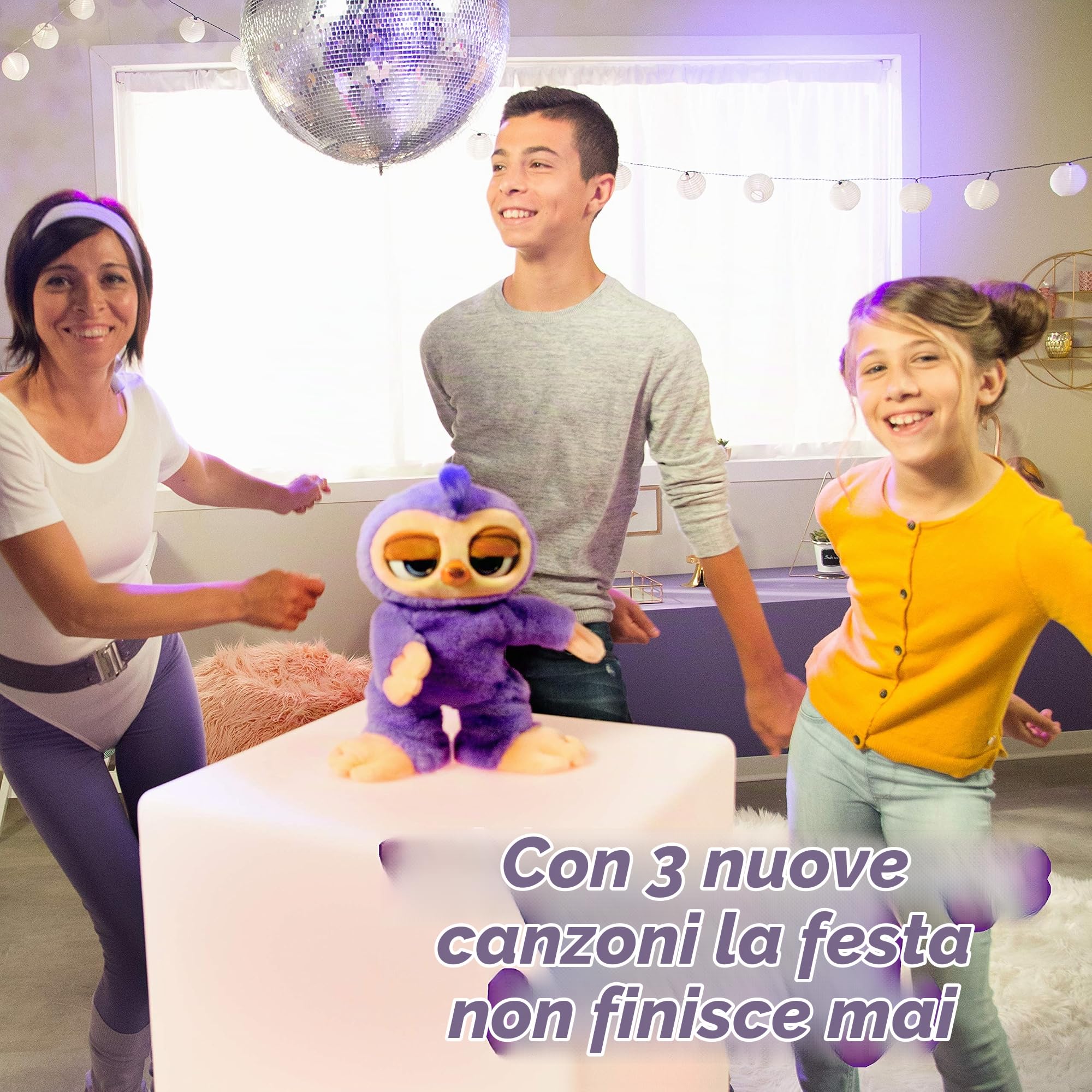 Pets Alive Fifi bradipo peluche interattivo ballerino 3 canzoni